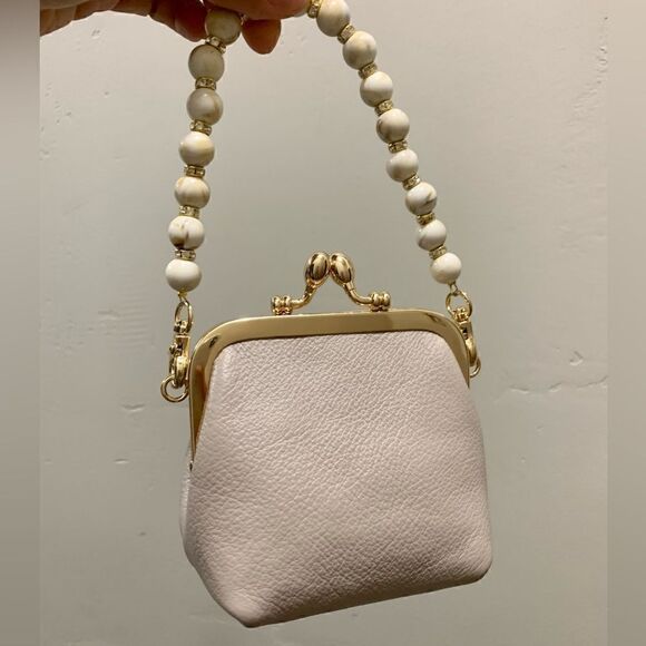 Handmade Genuine Premium Leather Kisslock wallet/Wristlet/Coin purse - Picture 5 of 12